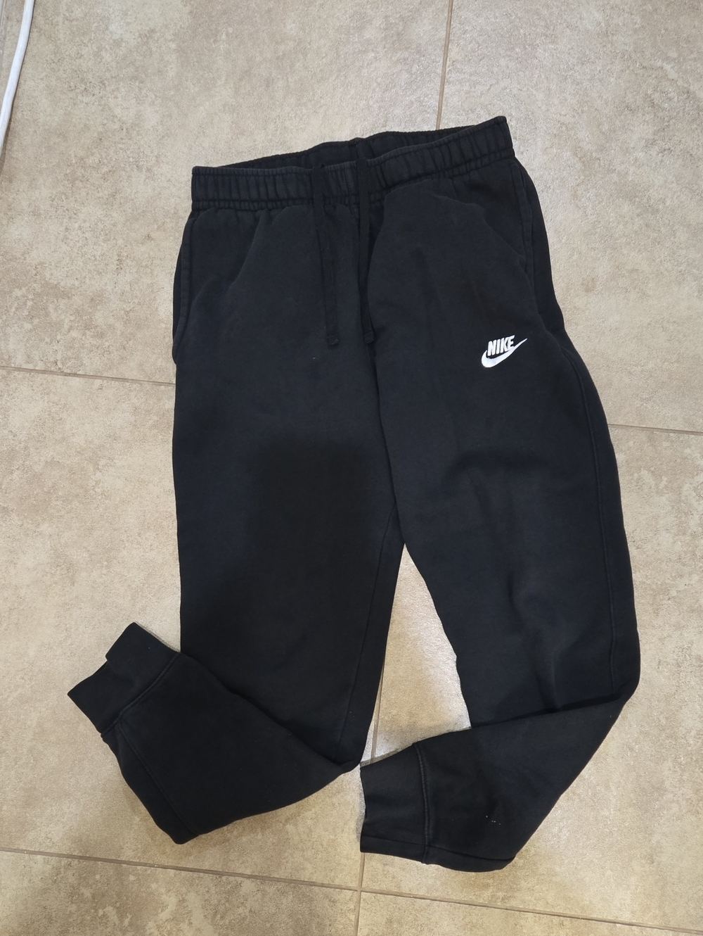 Nike Mens Black Fleece Jogger Pants